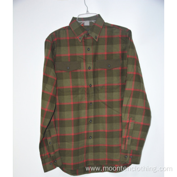 Thick Warm Two-color Check Shirt